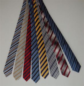 krawaty w paski
