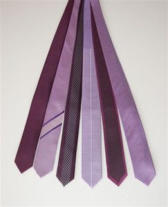 krawaty fioletowe